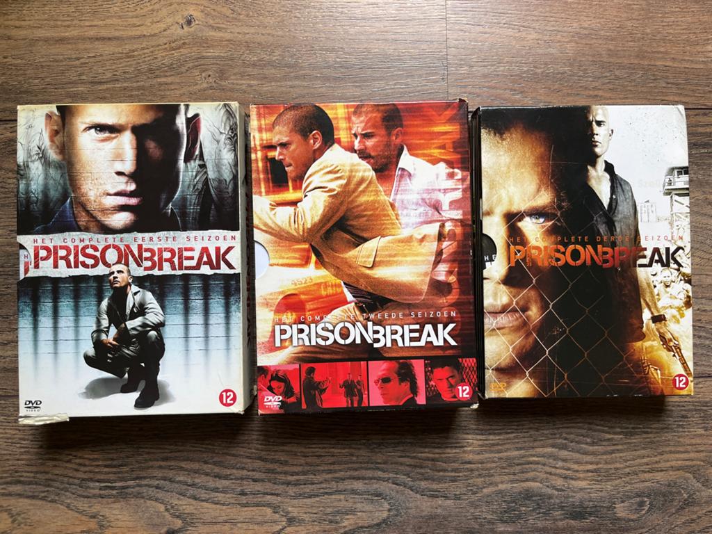 Prison Break Seizoenen 1, 2 & 3 DVD Boxset, Vanaf 12 jaar, Ophalen of Verzenden, Gebruikt, Actiethriller