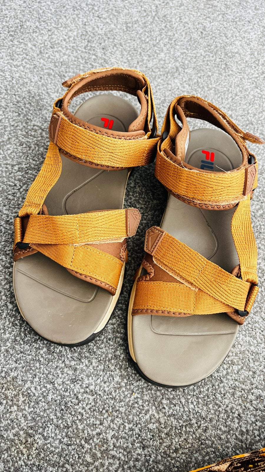 Fila Sandalen Maat 41 - Comfortabele Outdoorsandalen, Kleding | Heren, Ophalen of Verzenden, Gedragen, Bruin, Sandalen