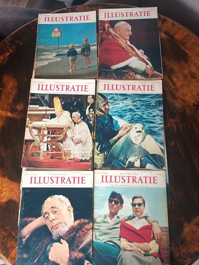 KATHOLIEKE ILLUSTRATIE - Oude tijdschriften 38st, Ophalen, Gelezen, Overige typen