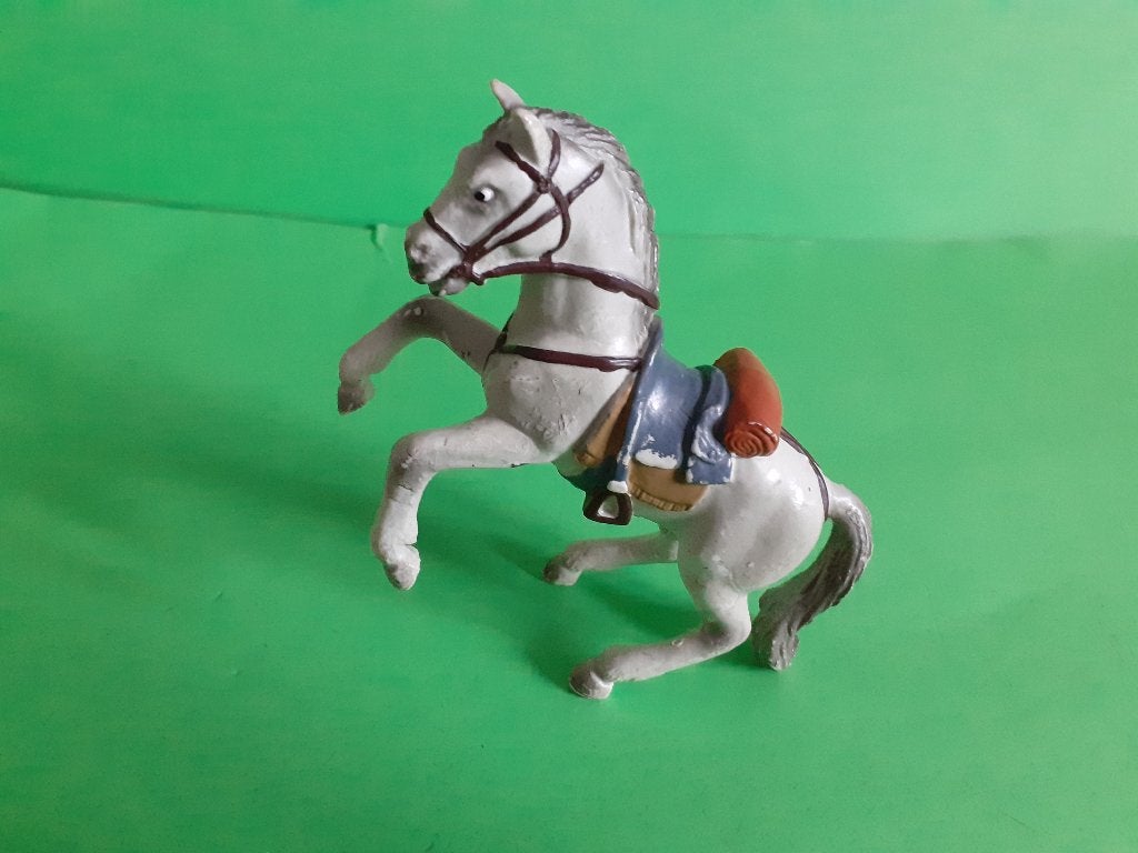 Schimmel steigerend. dierfiguur Bullyland, Verzenden, Gebruikt, Paard, Beeldje of Figuurtje