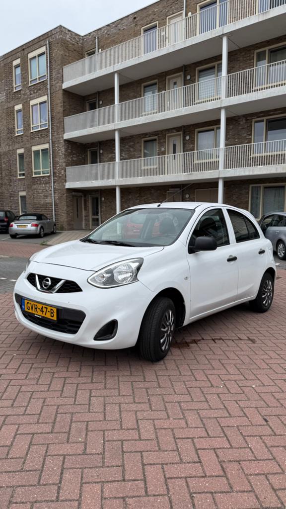 Nissan Micra 1.2 5DR 2016 Wit, Auto's, Voorwielaandrijving, 1198 cc, Wit, Handgeschakeld