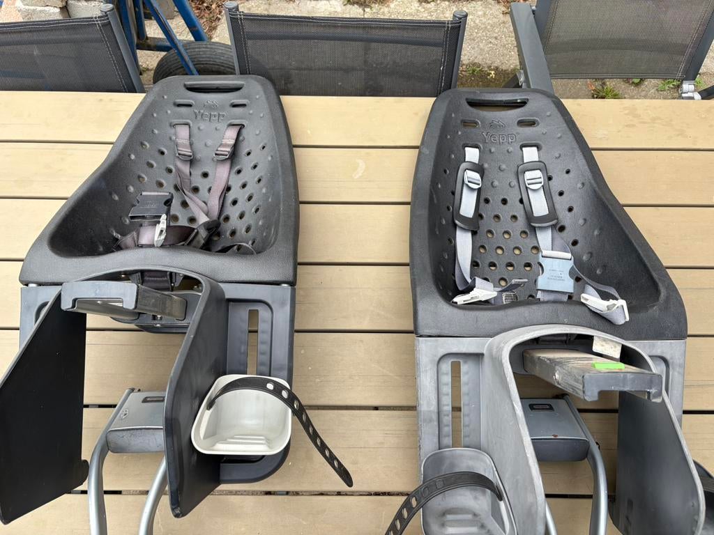 Yepp fietsstoelen, Fietsen en Brommers, Ophalen, Achterzitje, Voetsteuntjes, 9 t/m 18 kg