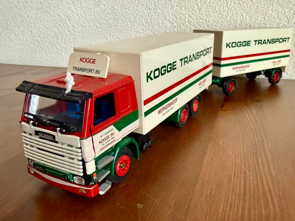 Tekno Models: Kogge Transport,Scania 142H V8, Hobby en Vrije tijd, Modelauto's | 1:50, Ophalen of Verzenden, Nieuw, Bus of Vrachtwagen