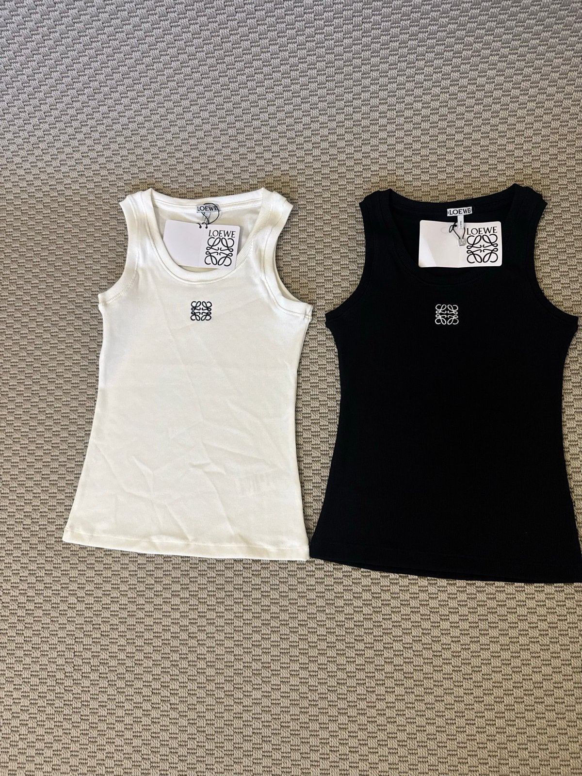 Loewe Tanktop Maat S - Wit en Zwart, Wit, Nieuw, Ophalen of Verzenden, Maat 36 (S)