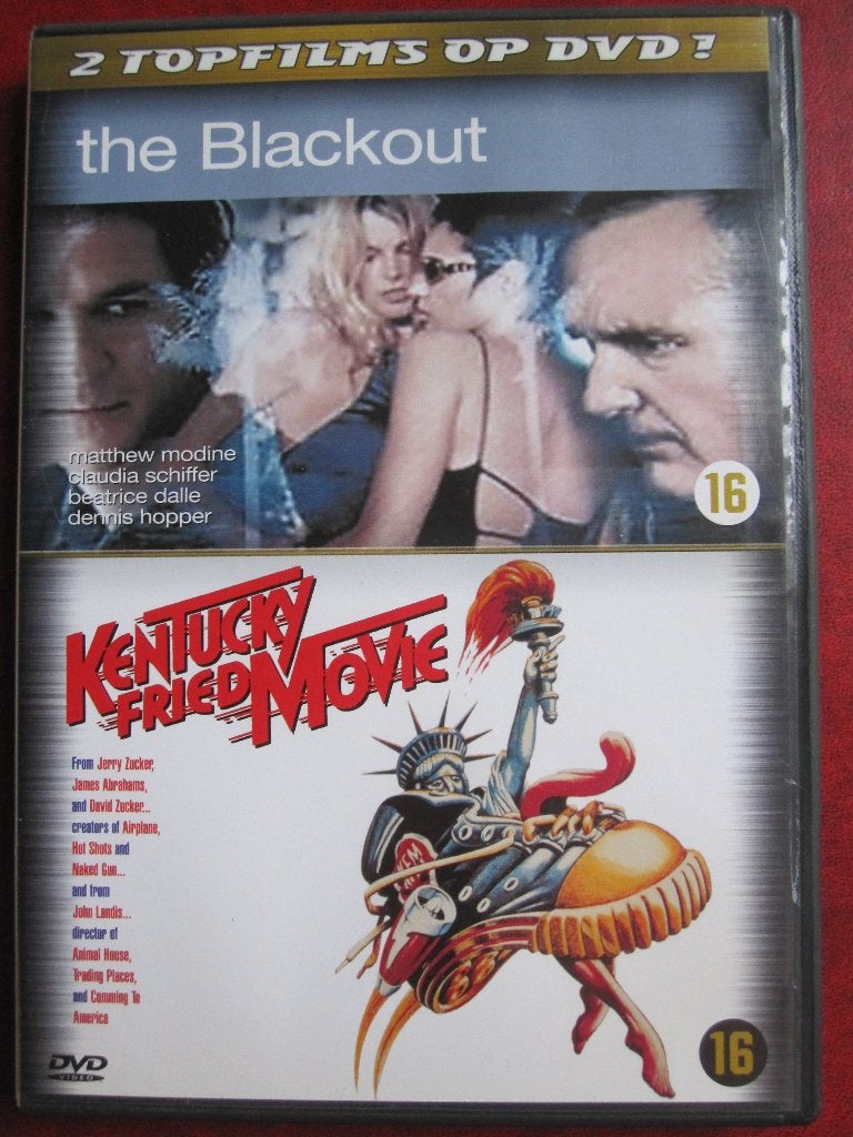 The Blackout + Kentucky Fried Movie (2 films op 1 DVD), Actiekomedie, Vanaf 16 jaar, Boxset, Ophalen of Verzenden