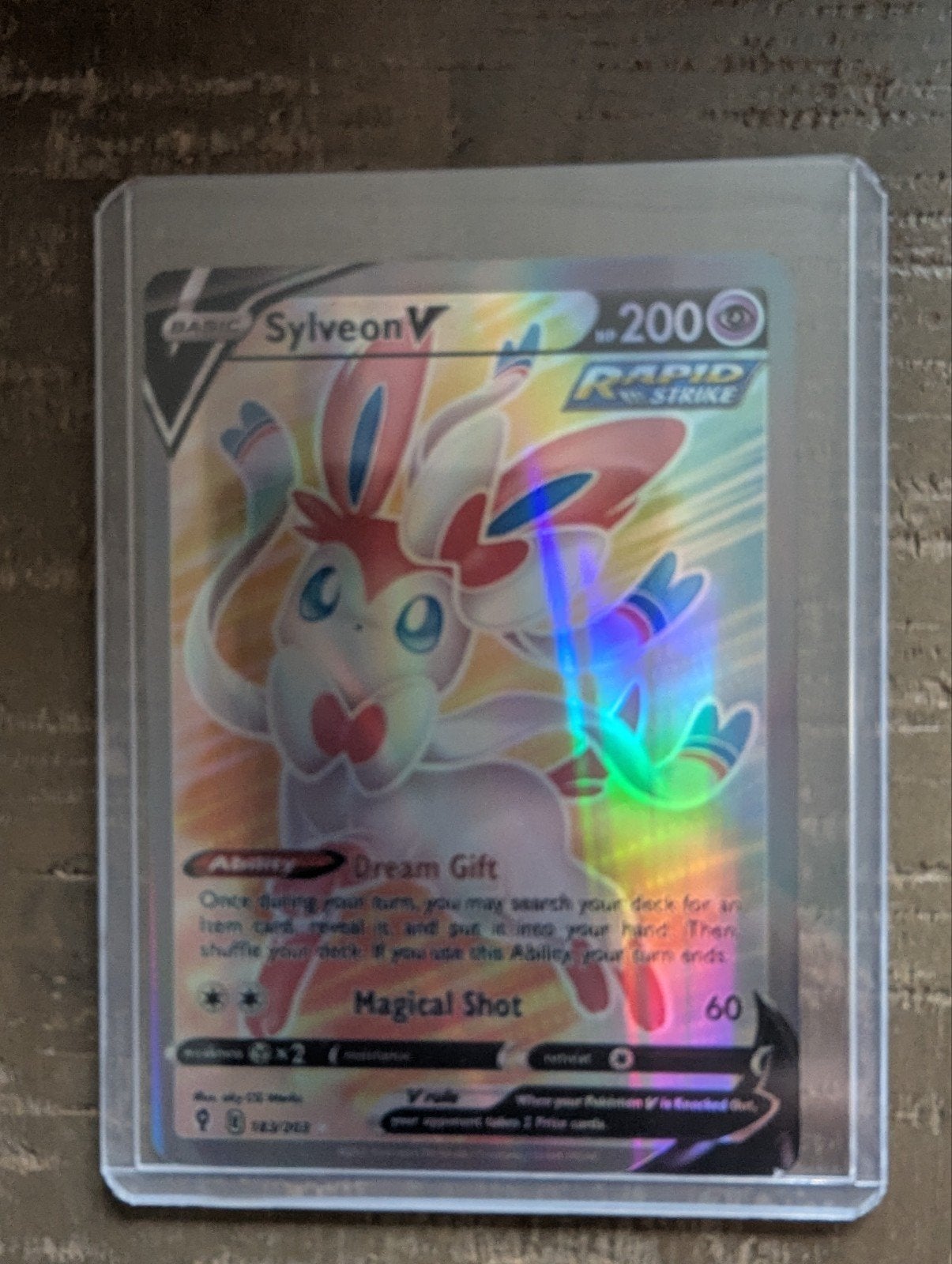 Pokemon kaart, Sylveon V, Ophalen