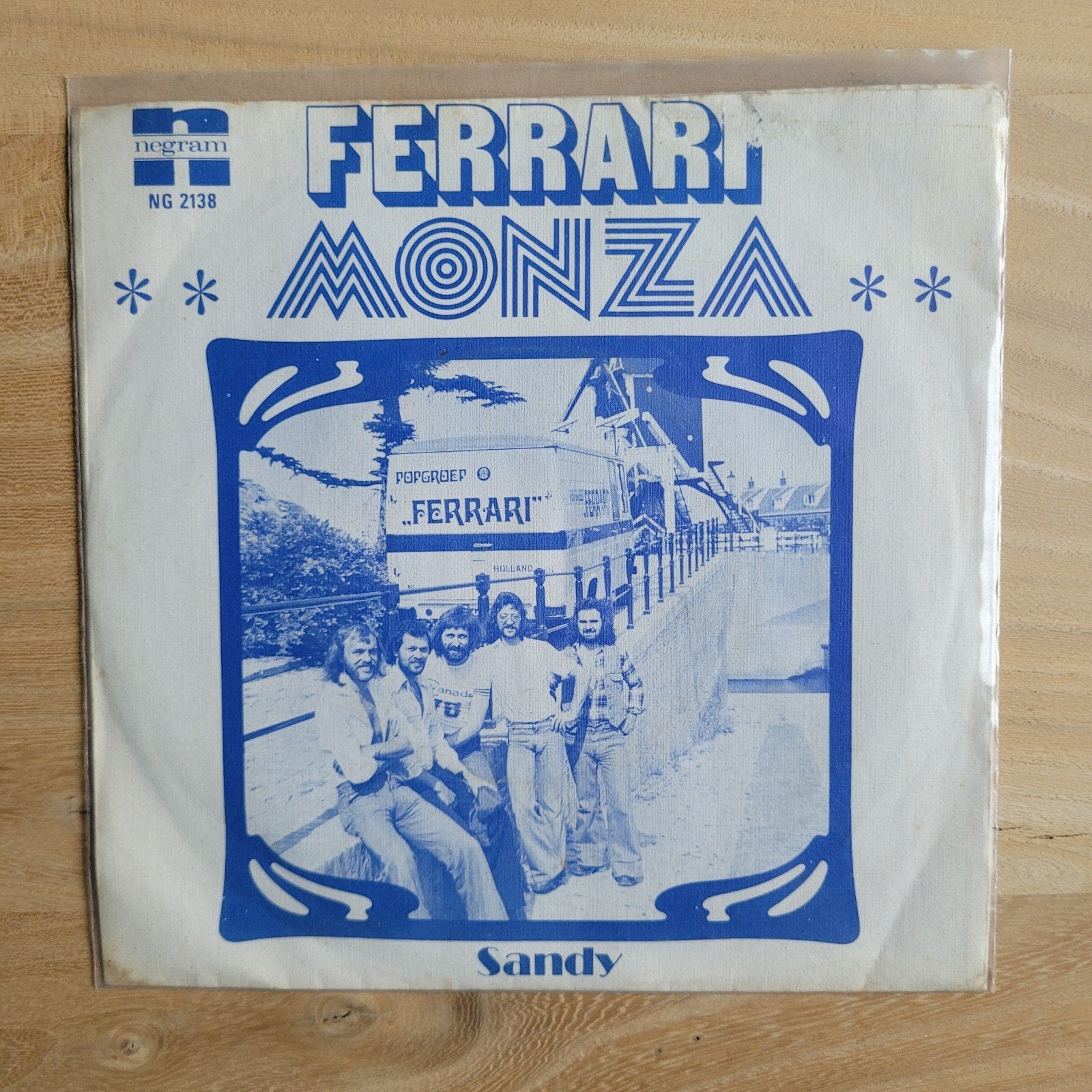 Ferrari Monza - Sandy (Negram NG 2138) 7 inch vinyl single, Gebruikt, Originele persing, 7 inch, Ophalen of Verzenden