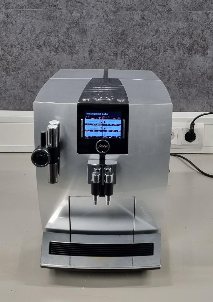 Jura J9.3 OTC MET GARANTIE EN SERVICEBEURT, Afneembaar waterreservoir, 10 kopjes of meer, Ophalen of Verzenden, Gemalen koffie