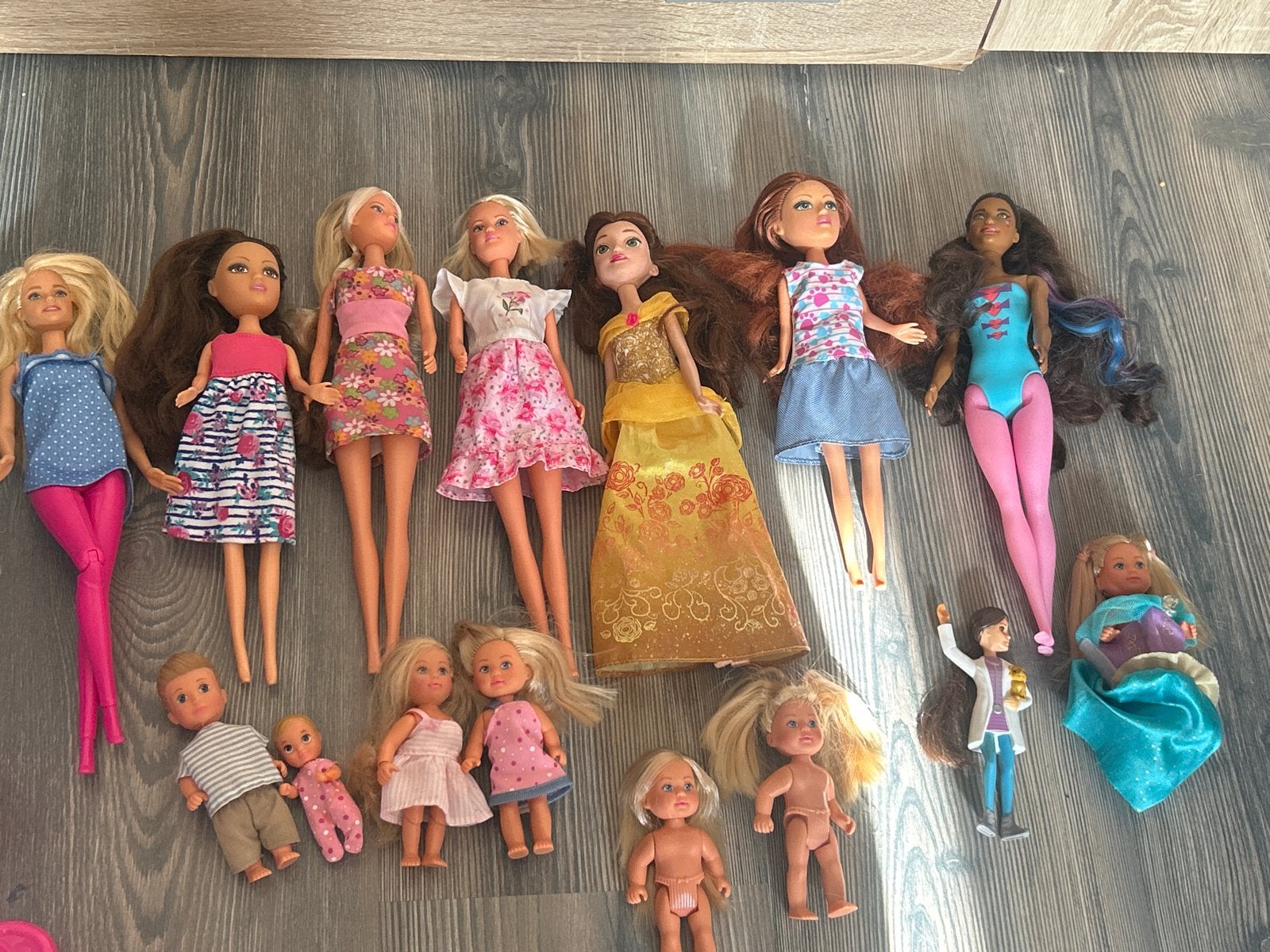 Grote Barbie set: Dierenarts, zwangere Barbie, Shelley's, Ophalen of Verzenden, Gebruikt, Barbie