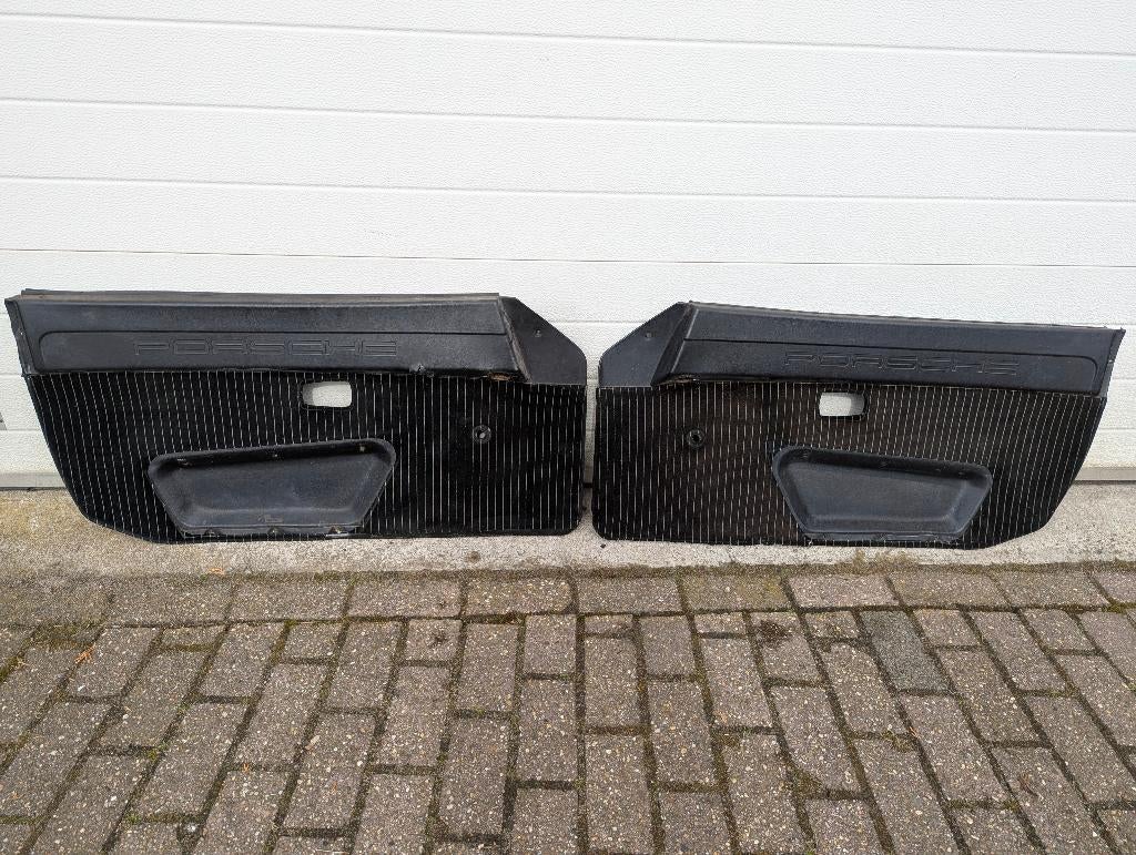 Porsche 924 deurkaarten L+R krijtstreep, Auto-onderdelen, Interieur en Bekleding, Porsche, Ophalen