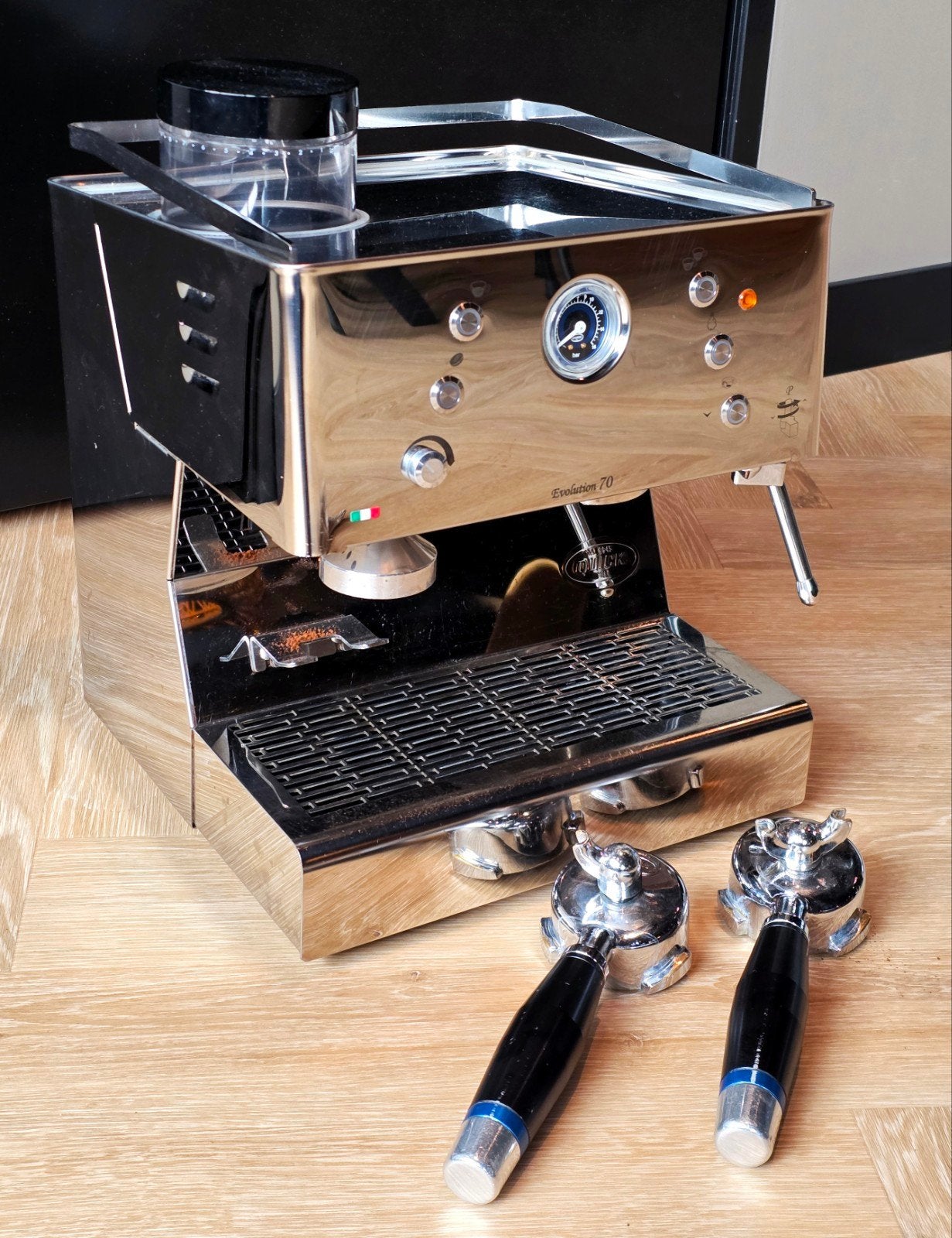 Quick Mill 3135 Evoluzion 70 - espressomachine, Ophalen, Espresso apparaat, Refurbished, 2 tot 4 kopjes