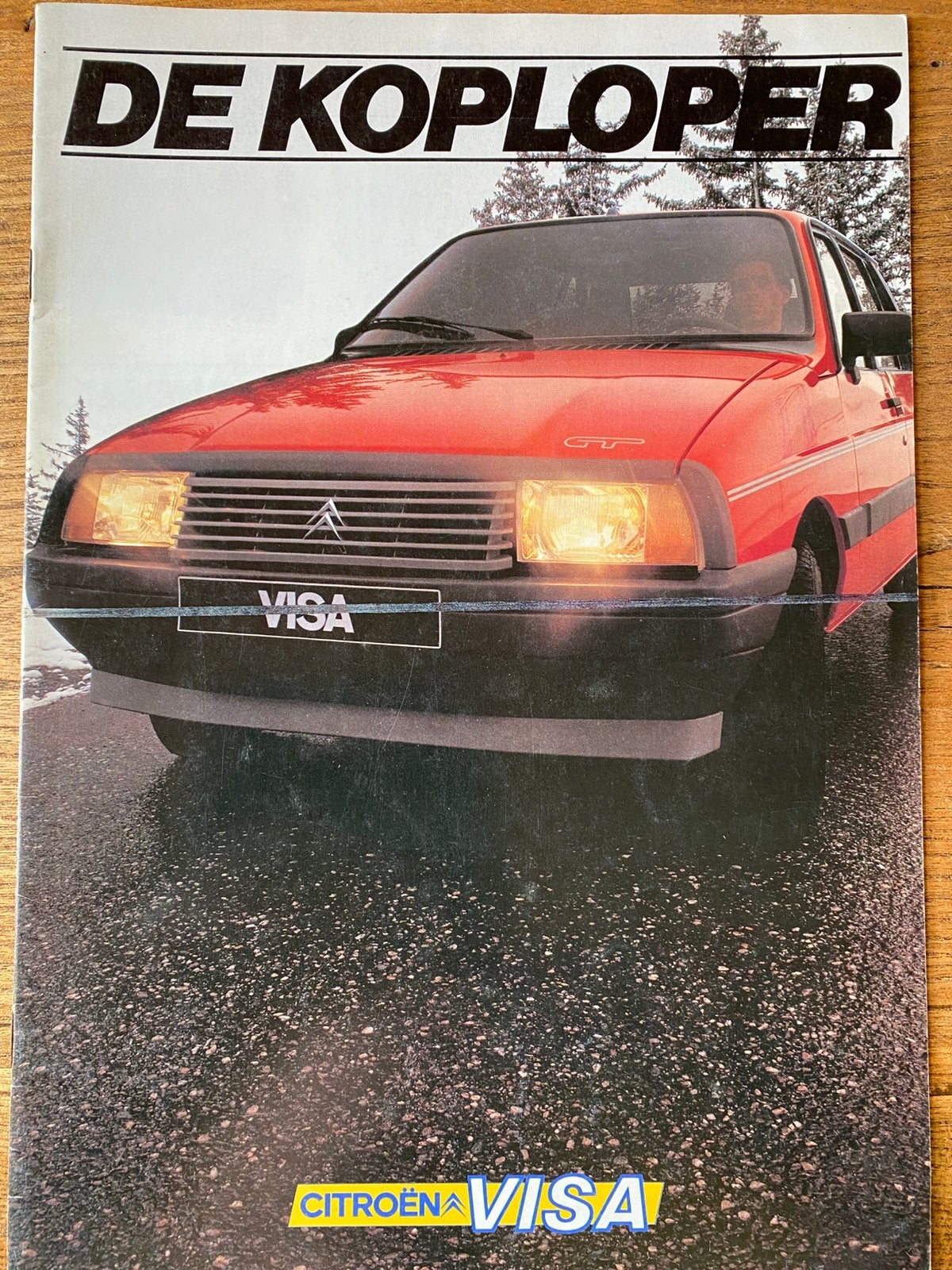 Citroën VISA - 1983 autofolder, Verzenden, Zo goed als nieuw, Citroën