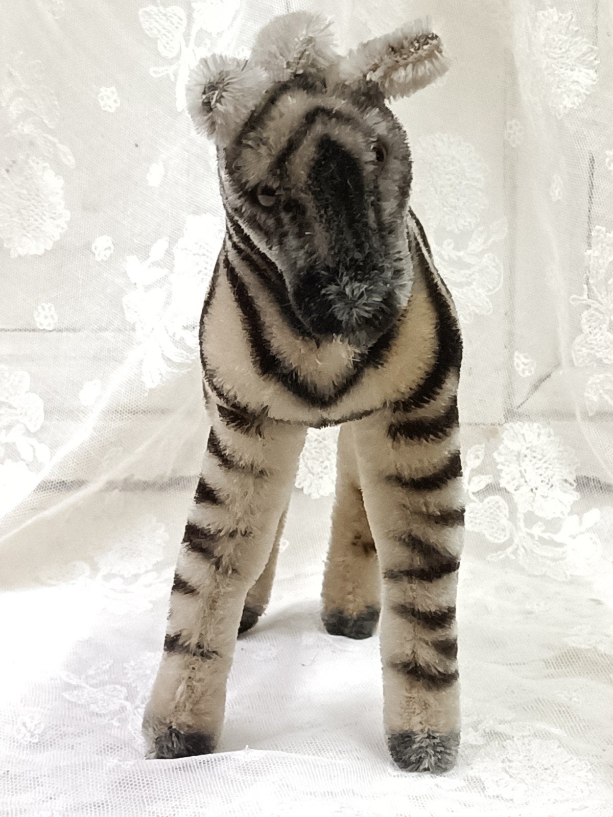 Oude zebra knuffel, Ophalen of Verzenden