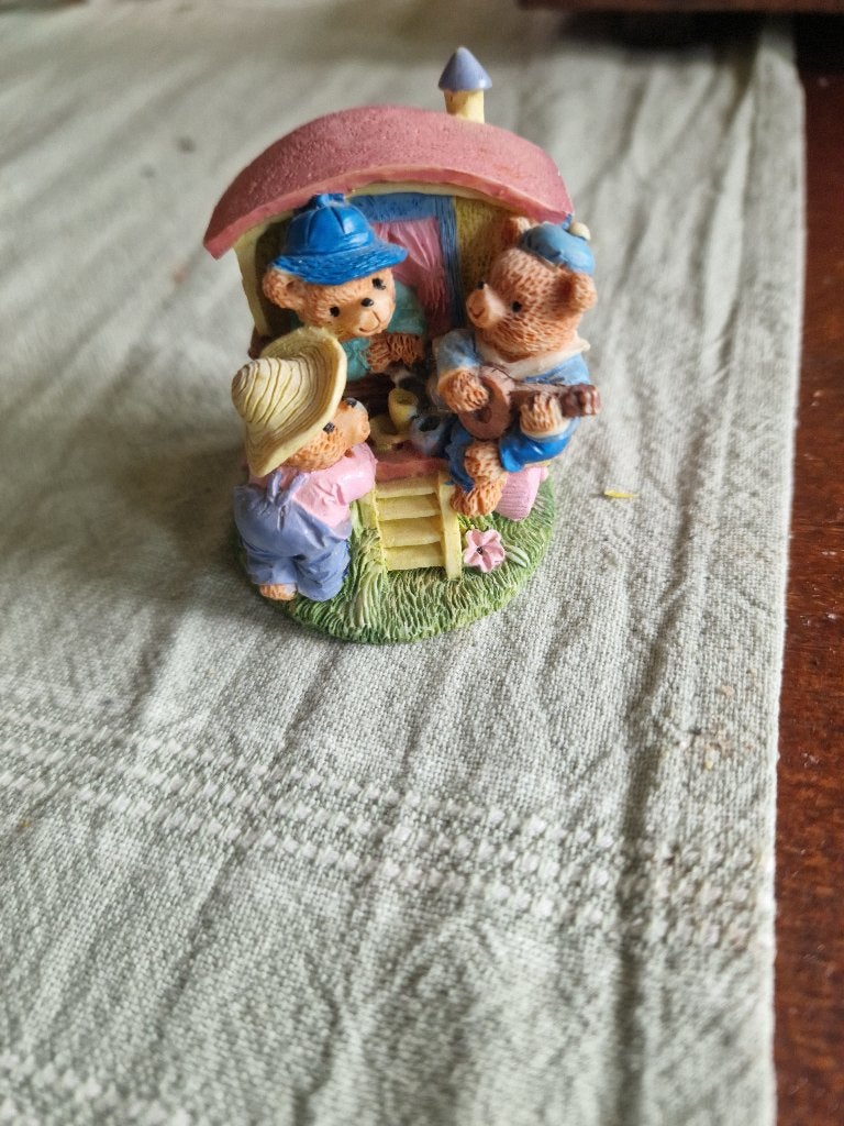 Bears Picnic retro vintage verzamelitem, Ophalen of Verzenden, Gebruikt, Dier
