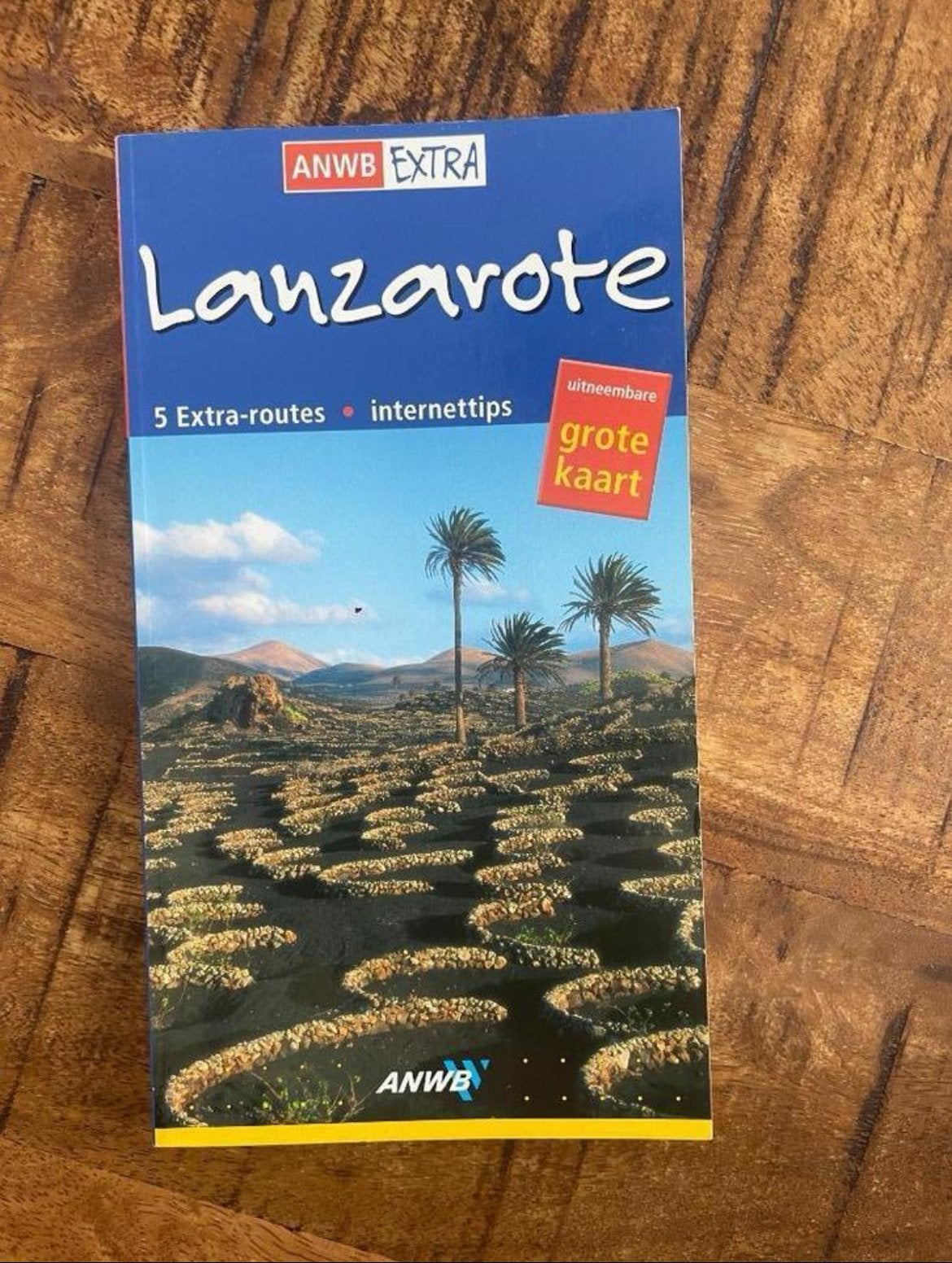 ANWB Reisgids Lanzarote met uitneembare plattegrond, Boeken, Europa, Ophalen of Verzenden, Zo goed als nieuw, Reisgids of -boek