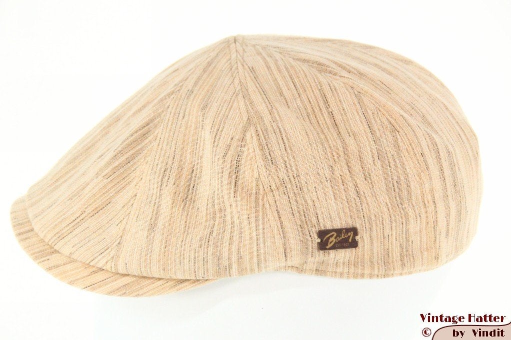 flatcap Panelenpet Bailey Poet rozig beige katoen 56 nieuw, Nieuw, Ophalen of Verzenden, Bailey - Poet, Pet