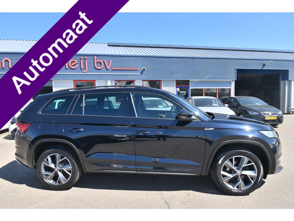 Skoda Kodiaq 1.5 TSI Sportline Business , TREKHAAK , VIRTUAL, Auto's, Skoda, 4 cilinders, 150 pk, 1481 kg, Zwart