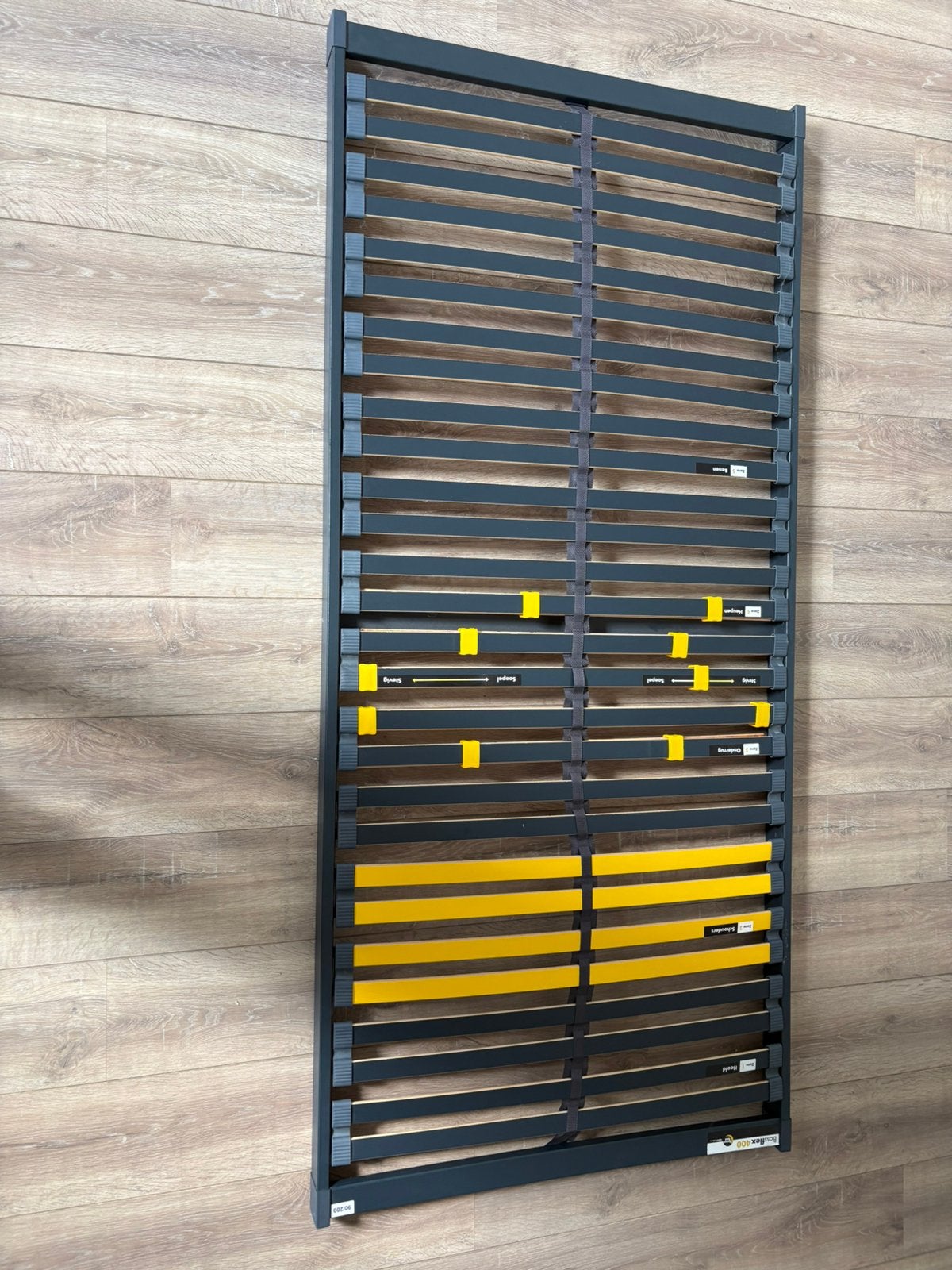 Beterbed BossFlex 400 lattenbodem 90x200, Ophalen, Zo goed als nieuw, Eenpersoons, 90 cm