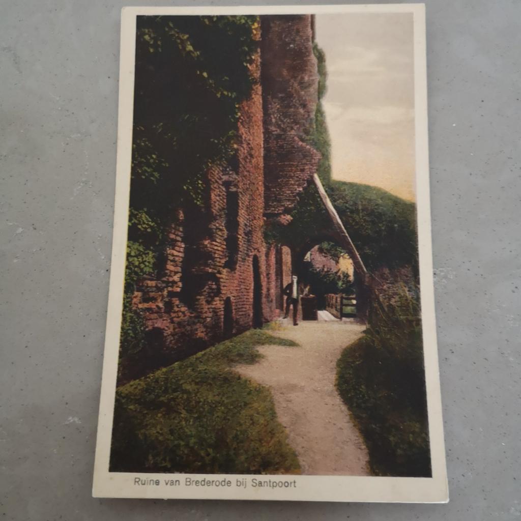 Santpoort Ruïne van Brederode 19??, Verzenden, 1940 tot 1960