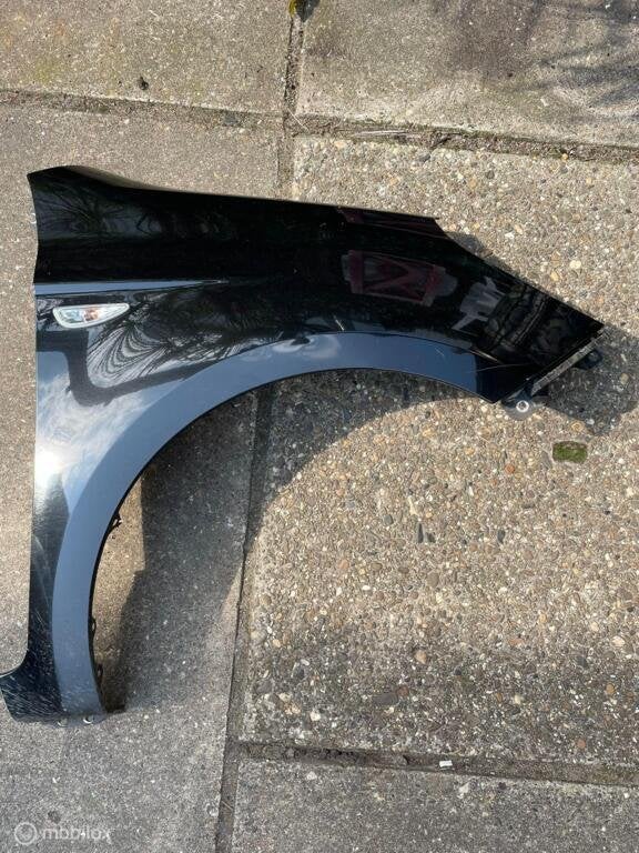 Hyundai i20 2008-2015 Motorkap Zijscherm FR Zwart, Gebruikt, Ophalen of Verzenden, Hyundai