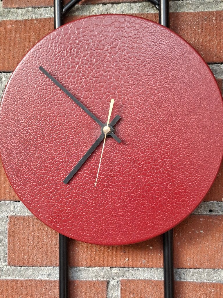 vintage wandklok/keukenklok- van het Nederlands Bony design, Ophalen, Vintage, Analoog, Werkt op batterijen