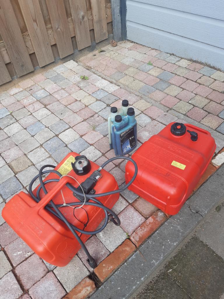 tank buitenboordmotor, Ophalen, Zo goed als nieuw, Motor en Techniek, Motorboot