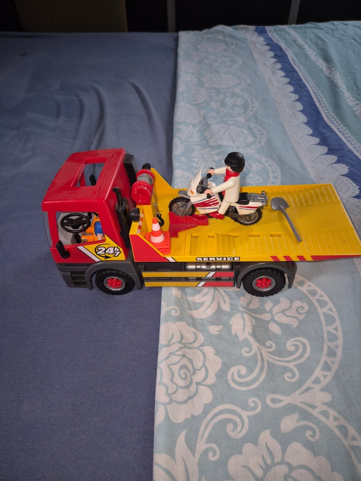 playmobil sleepdienstwagen, Gebruikt, Complete set, Voertuig, Ophalen of Verzenden