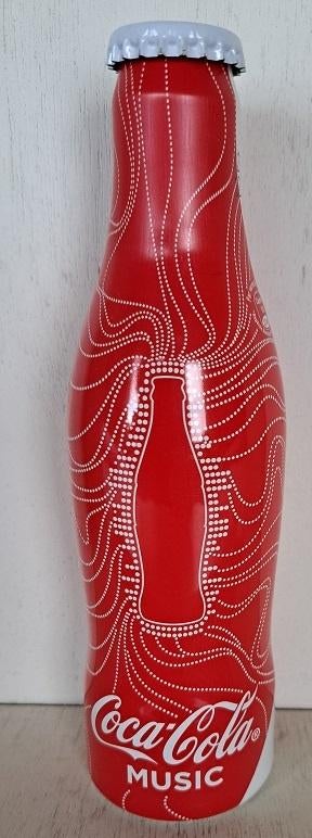 Coca-Cola Flesje Aluminium uit Frankrijk: Music Edition 2013, Ophalen of Verzenden, Zo goed als nieuw, Verpakking