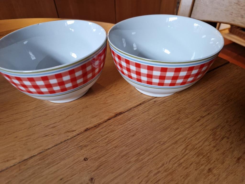 SCHALEN WELLCO DESIGN 2x, Huis en Inrichting, Ophalen of Verzenden, Overige stijlen, Schaal of Schalen