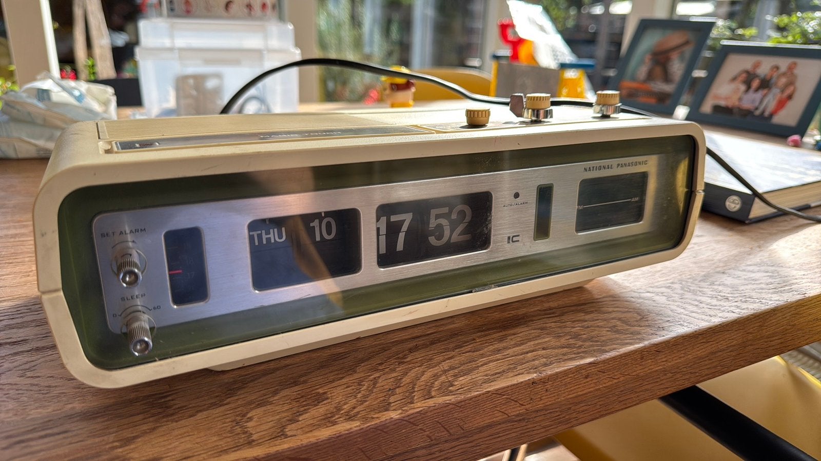 Panasonic rc-707bs wekkerradio vintage, Ophalen of Verzenden, Zo goed als nieuw