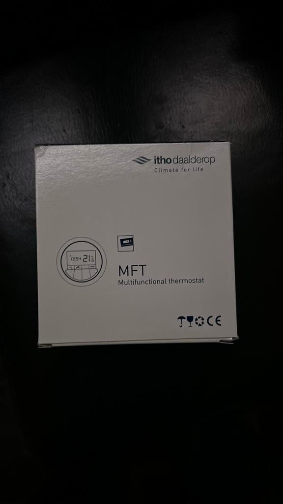 Itho daalderop mft thermostaat, Doe-het-zelf en Verbouw, Ophalen of Verzenden, Zo goed als nieuw