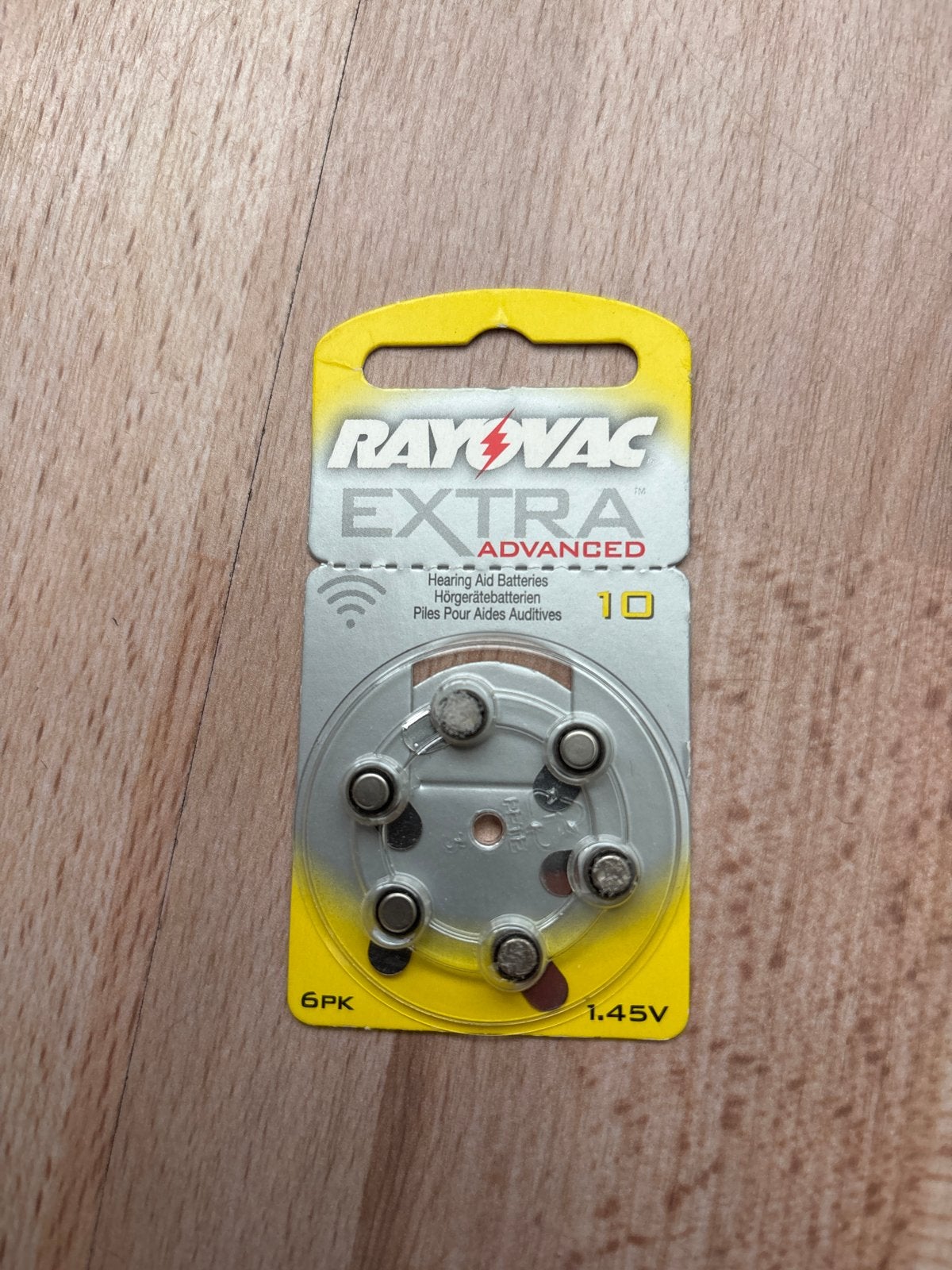 Rayovac Extra Advanced Hoortoestel Batterijen 6 stuks, Ophalen of Verzenden, Nieuw