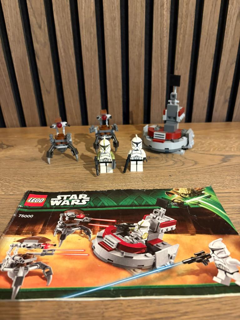 Lego 75000 Clone Trooper vs. Droidekas, Star Wars, Lego, Ophalen of Verzenden, Complete set