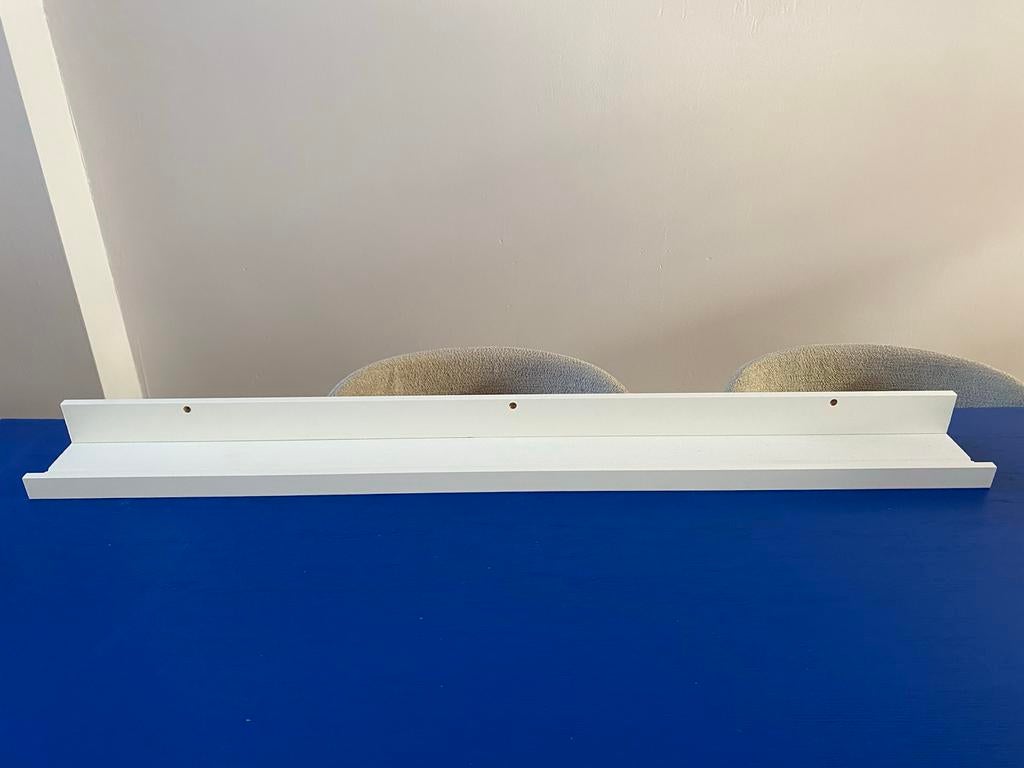 Ikea Mosslanda Wandplanken - 2x wit, 4x zwart, Ophalen, Zo goed als nieuw