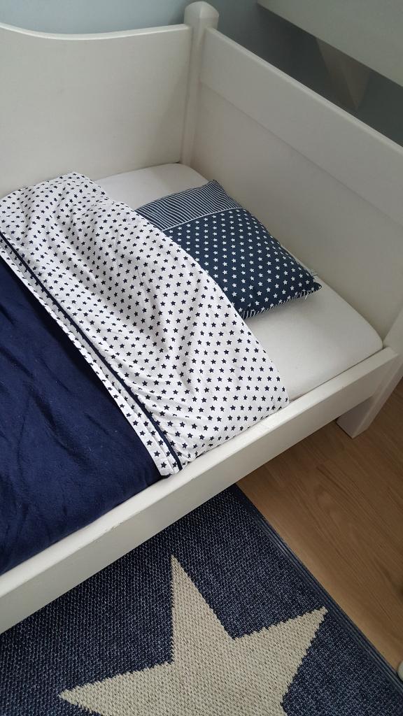 Peuter/ Kinderbedje 150 cm, Gebruikt, 70 tot 85 cm, 140 tot 160 cm, Ophalen