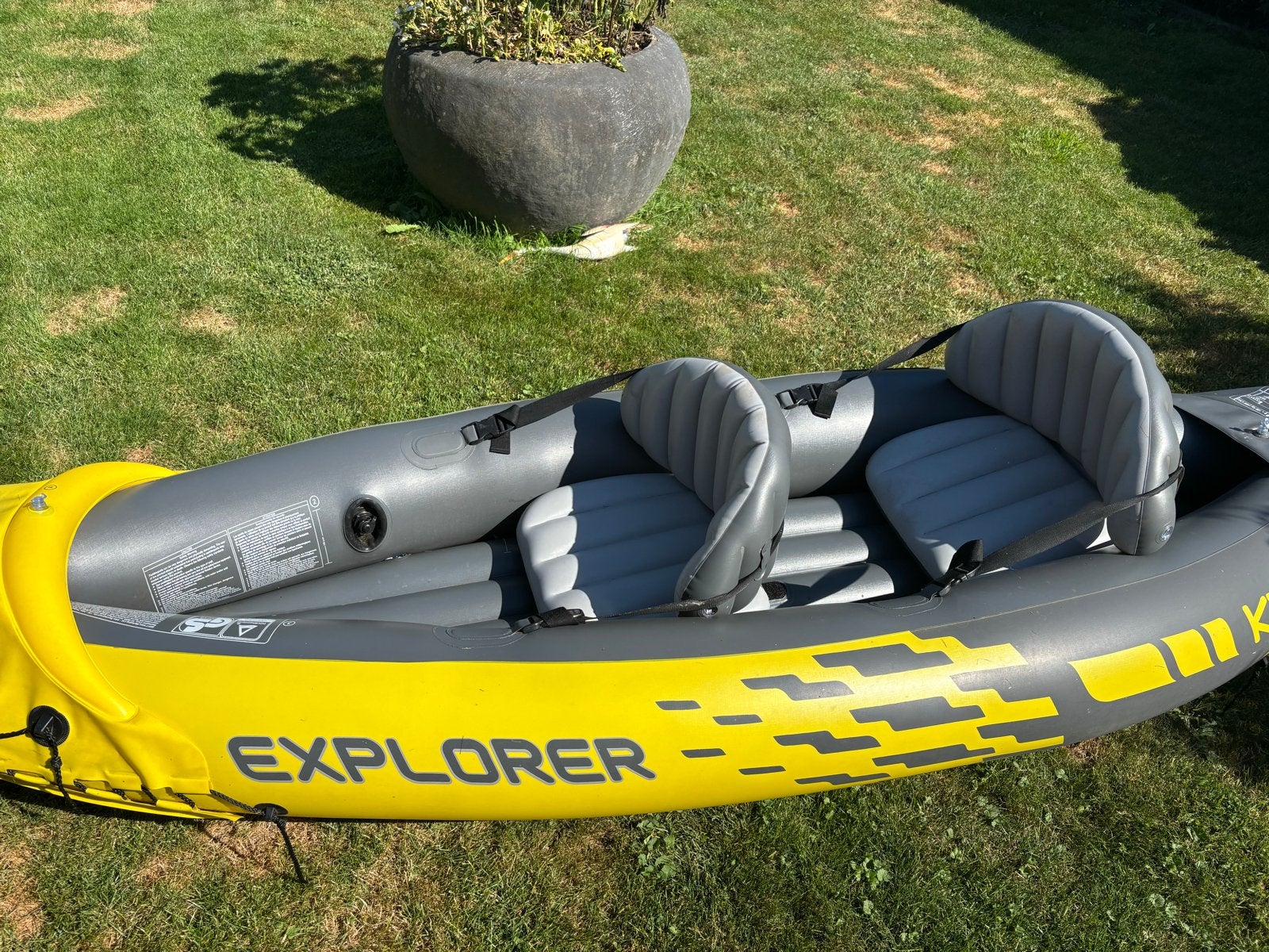 Intex Explorer K2 Opblaasbare Kano - 2-persoons, Watersport en Boten, Ophalen, Opblaasbaar, Zo goed als nieuw, 2-persoons