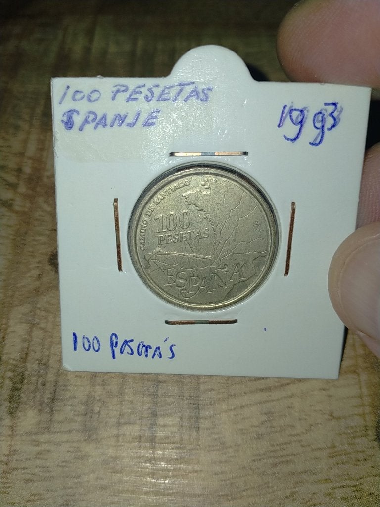 Spanje 100 Pesetas 1993 , VF, Verzenden, Overige landen, Losse munt