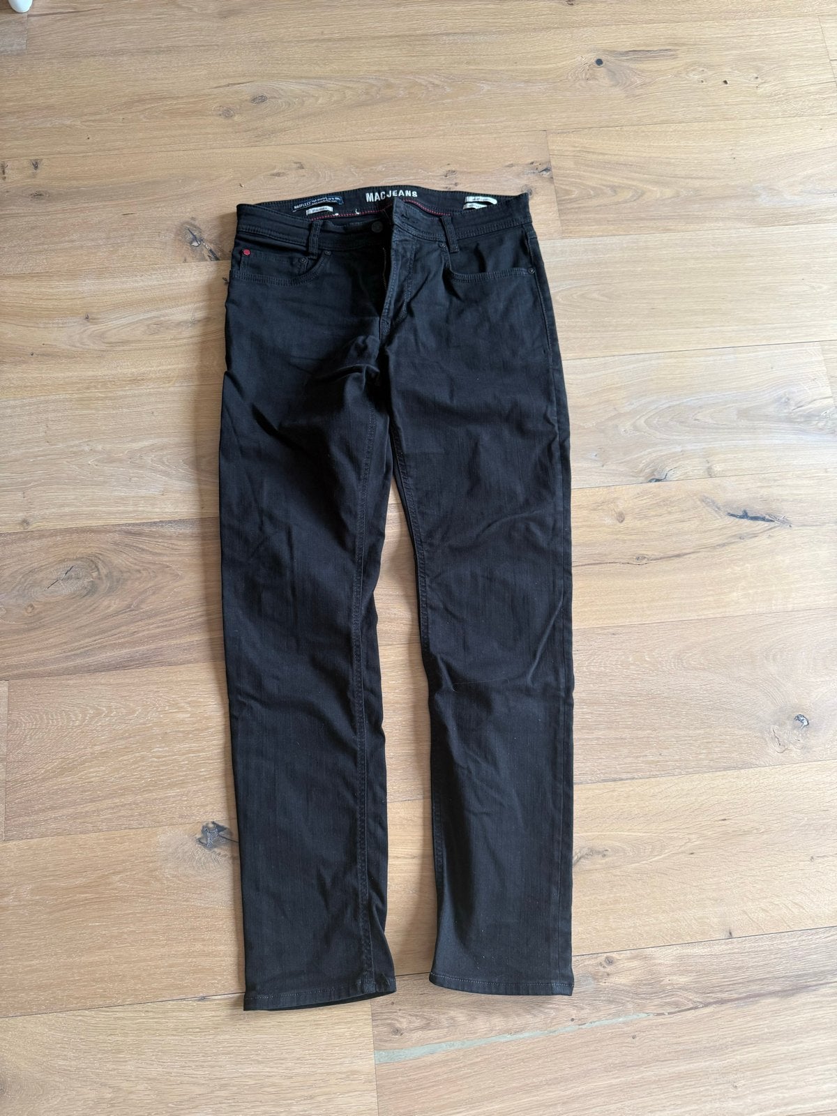 MAC Jeans MacFlexx Zwarte Jeans W32/L32, Ophalen of Verzenden, Zo goed als nieuw, Zwart, W32 (confectie 46) of kleiner