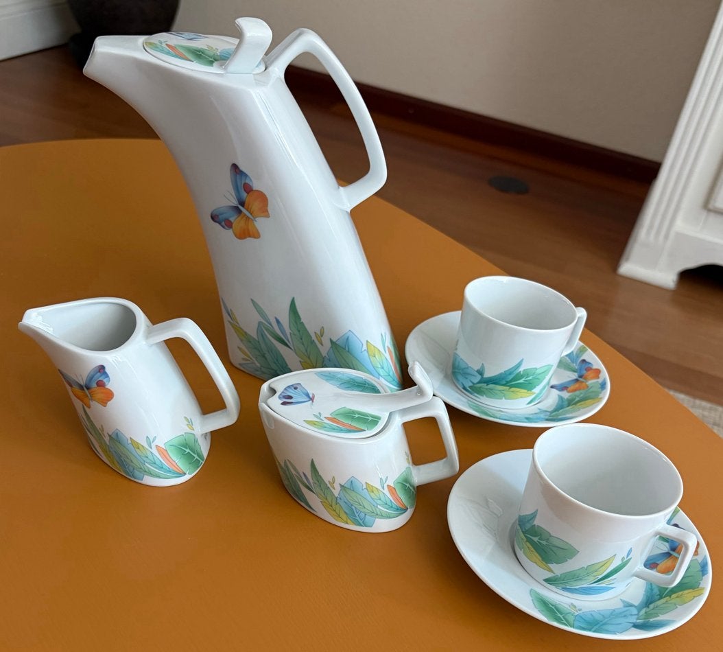 Scheef Seltmann Weiden Koffie/Theeservies Douwe Egberts, Overige merken, Vintage, Nieuw, Ophalen of Verzenden