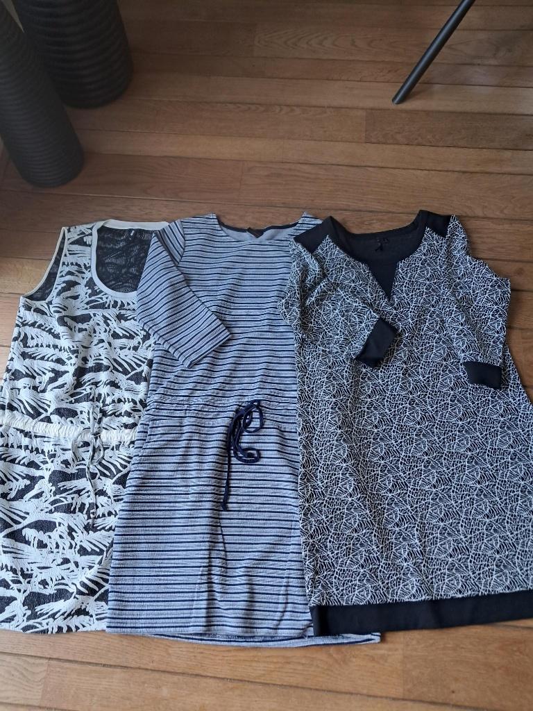 3x jurken NED Dreamstar eksept Maat : XL 42 Kleur : blauw, Kleding | Dames, Blauw, Maat 42/44 (L), Ophalen of Verzenden, Zo goed als nieuw