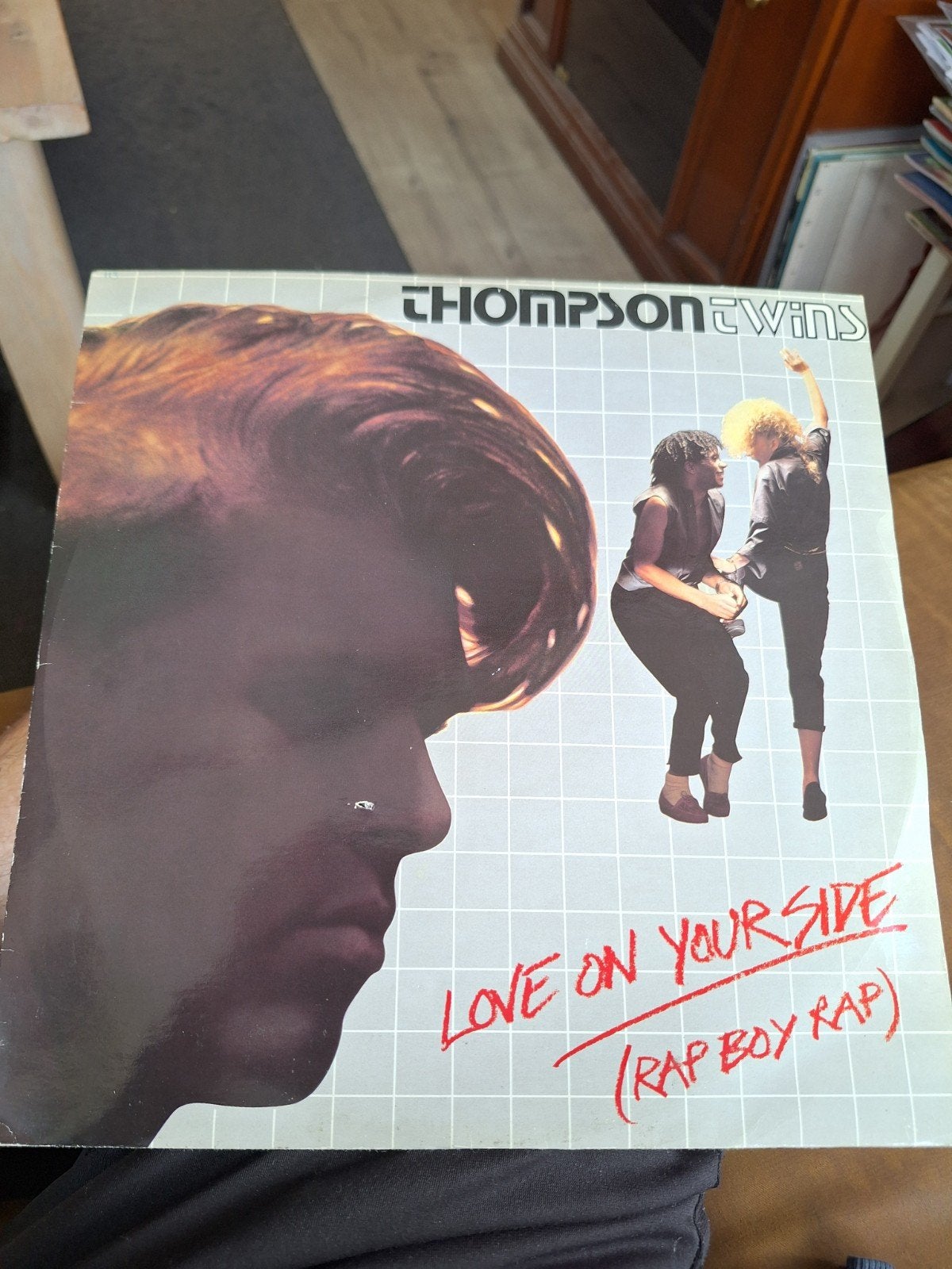 Thompson Twins - Love On Your Side (Rap Boy Rap) 12" Vinyl, Cd's en Dvd's, LP, Gebruikt, Ophalen of Verzenden, Pop