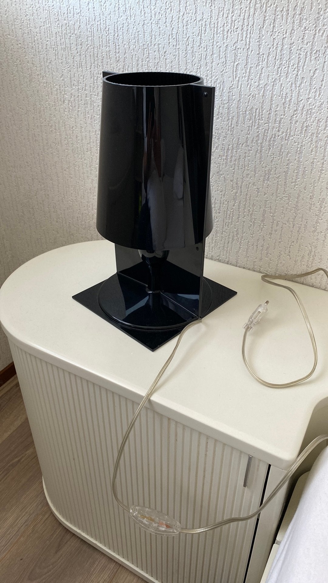 Tafellamp kartell take, Kunststof, Ophalen of Verzenden, Zo goed als nieuw, Zwart