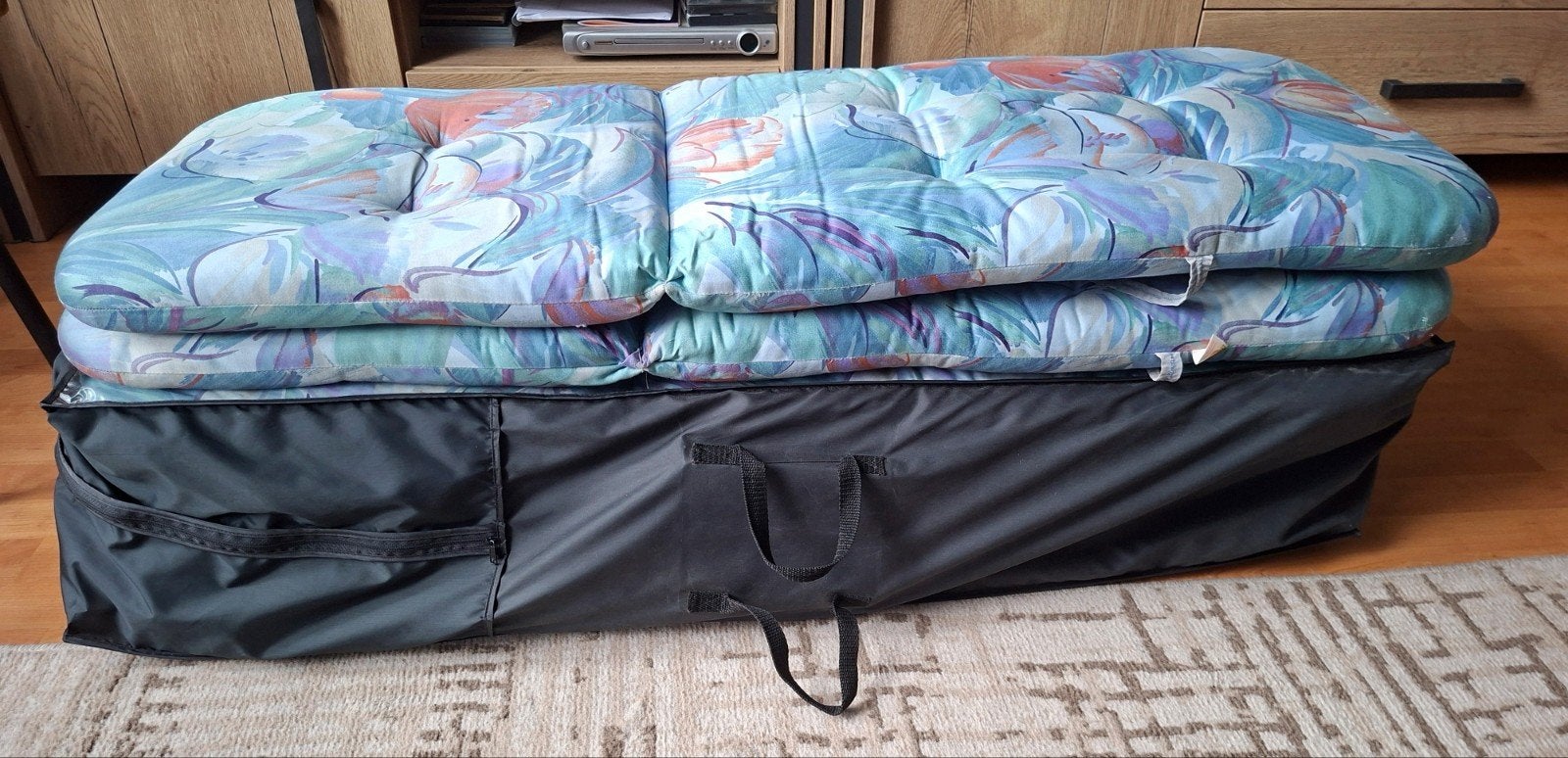 6 Tuinstoelkussens met hoes, 1 licht beschadigd, Tuin en Terras, Ophalen, Gebruikt