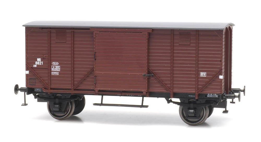 1:87 Artitec 20.218.13 CHD 5m, onberemd bruin NS 8821, Hobby en Vrije tijd, Modeltreinen | H0, Overige merken, Gelijkstroom, Ophalen of Verzenden