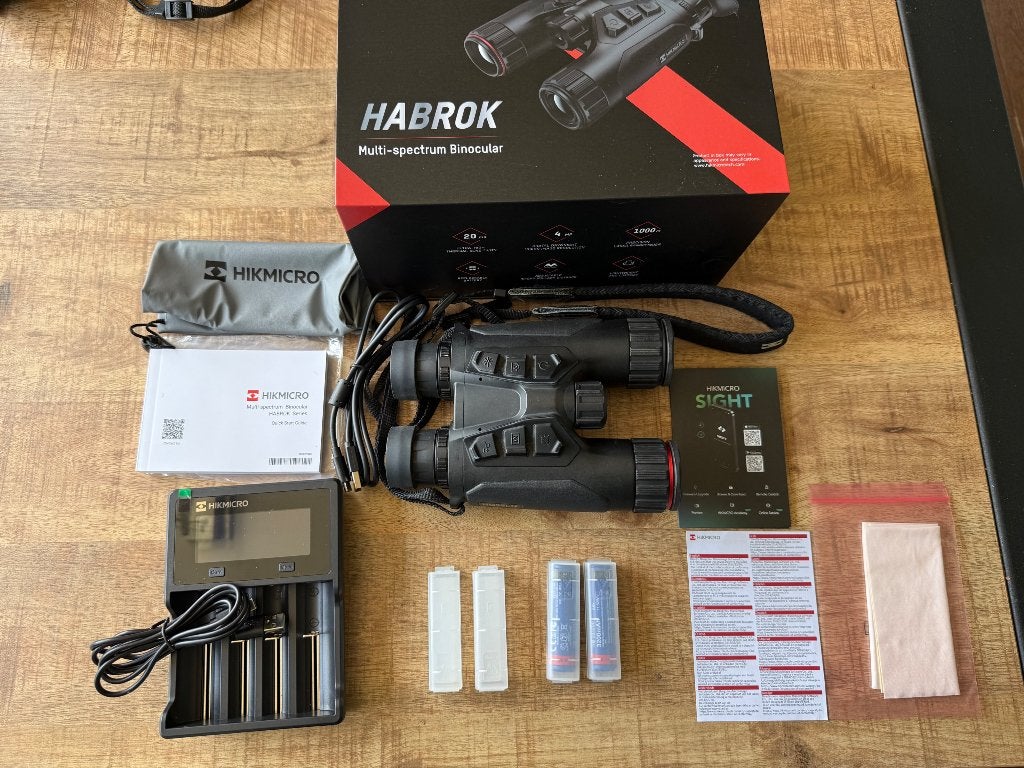 Hikmicro Habrok HQ35 LN, Met hoes of tas, Ophalen of Verzenden, Zo goed als nieuw, Dakkant (recht)