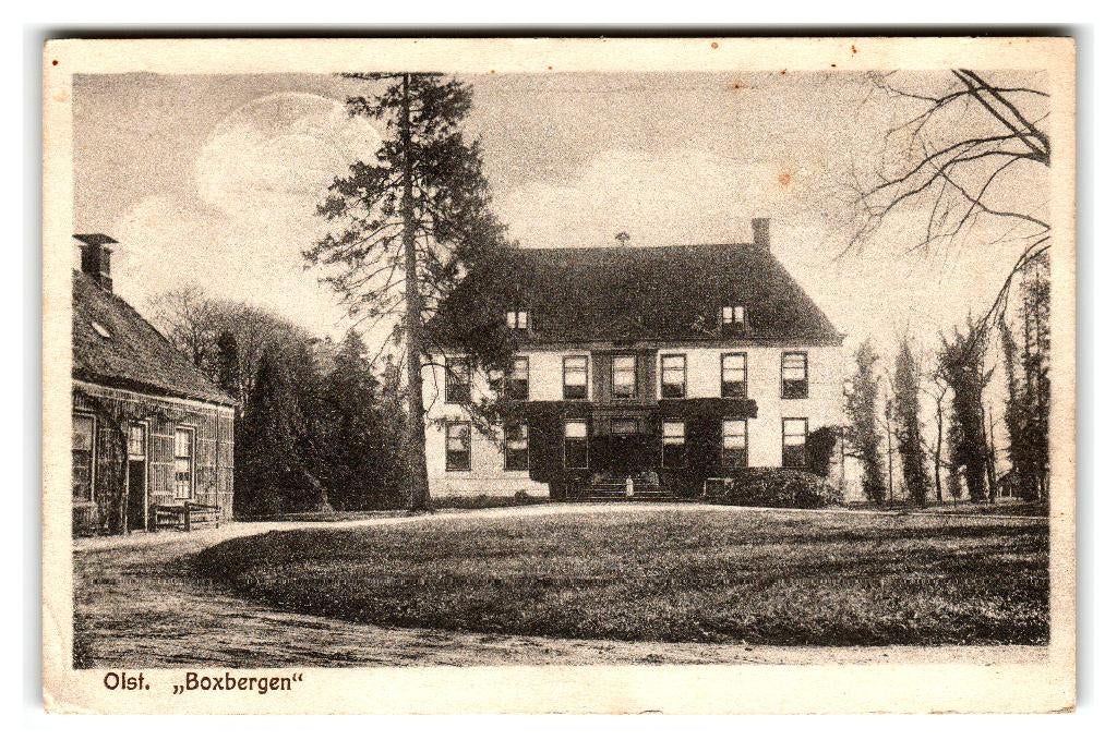 Olst, "Boxbergen", Verzenden, 1920 tot 1940, Gelopen, Overijssel