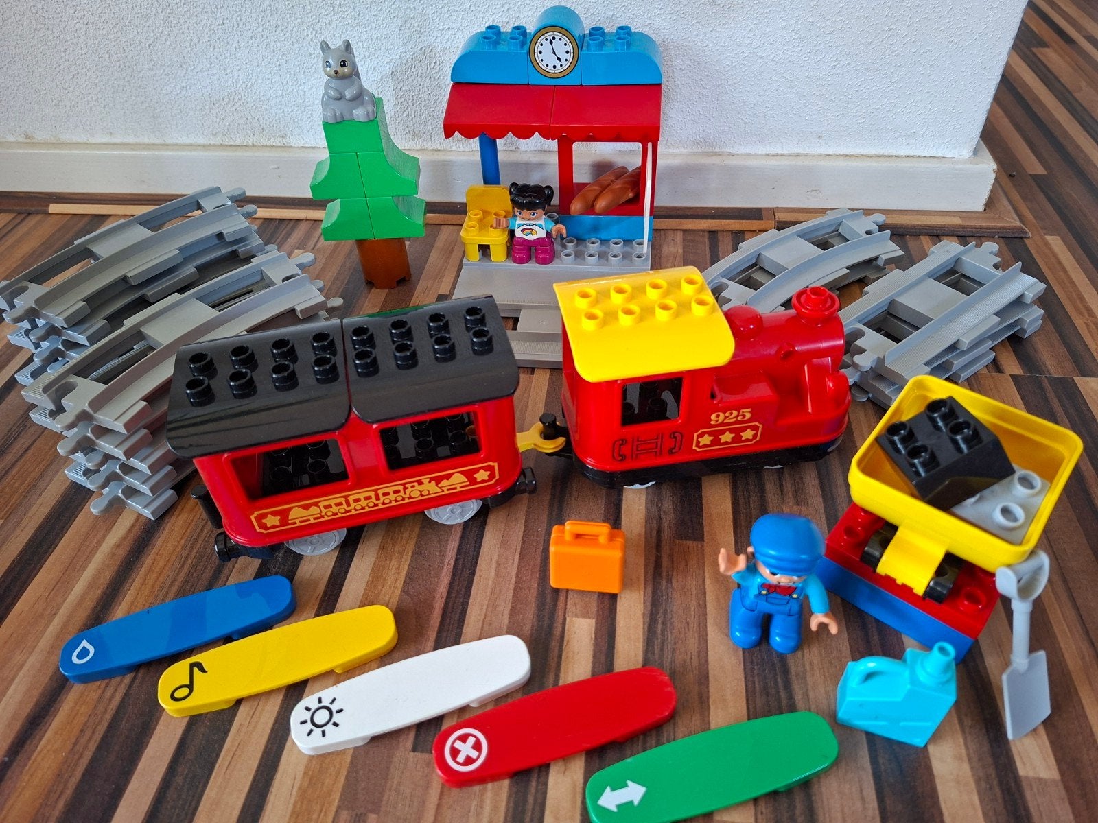 Elektrische Duplo trein, set 10874, Ophalen of Verzenden, Zo goed als nieuw, Duplo