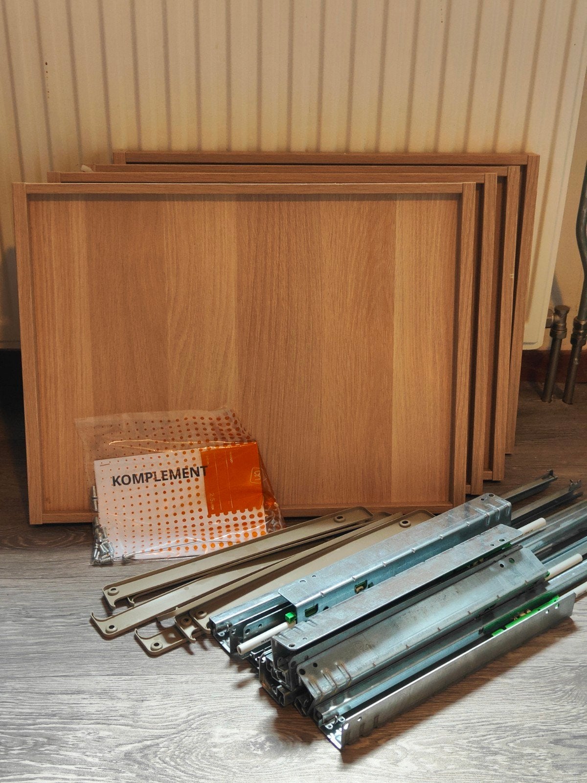 4x IKEA PAX Komplement uitschuifbare lades 50x58cm, Ophalen, 50 tot 75 cm, 50 tot 100 cm, Minder dan 100 cm