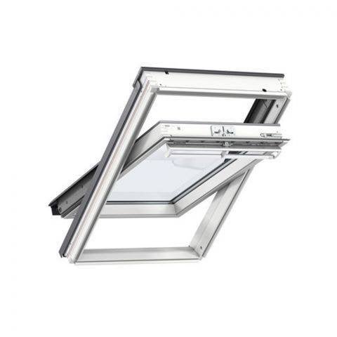 VELUX dakraam GGL MK06 wit, Raamkozijn, Zo goed als nieuw, Inclusief glas, 75 tot 150 cm