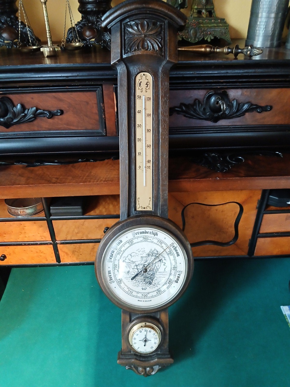 Scheepsbarometer., Watersport en Boten, Ophalen of Verzenden